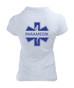 112 ACİL SAĞLIK EMS EMERGENCY MEDICAL SERVICE PARAMEDIC PARAMEDİK Kadın Polo Yaka Tişört