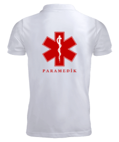 112 ACİL SAĞLIK EMS EMERGENCY MEDICAL SERVICE PARAMEDIC PARAMEDİK KIRMIZI Erkek Kısa Kol Polo Yaka