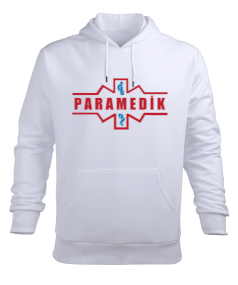 112 ACİL SAĞLIK PARAMEDIC PARAMEDİK AMBULANS Erkek Kapüşonlu Hoodie Sweatshirt