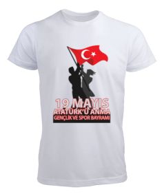 19 mayıs temalı Erkek Tişört