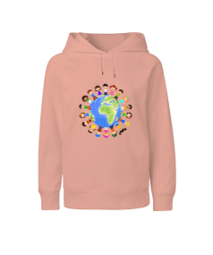 23 Nisan 1- Kido Pembe Çocuk Unisex Hoodie Kapüşonlu