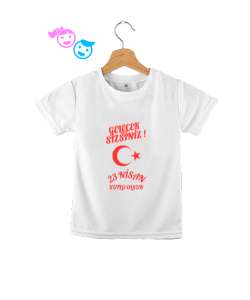 23 NİSAN Beyaz Çocuk Unisex