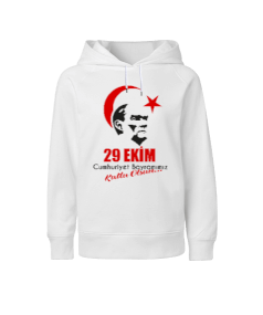 29 Ekim Cumhuriyet Bayramı Çocuk Unisex Hoodie Kapüşonlu