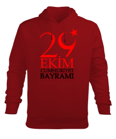 29 ekim temalı Erkek Kapüşonlu Hoodie Sweatshirt