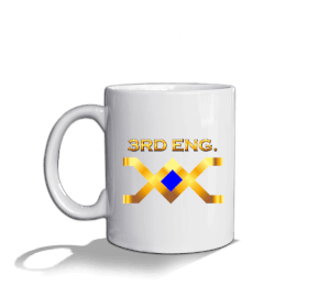 3rd Engineer Mug - 3.Çarkçı Beyaz Kupa Bardak