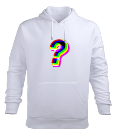 ??soru işareti?? Erkek Kapüşonlu Hoodie Sweatshirt