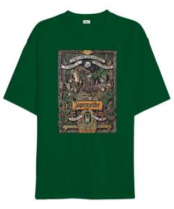 50 Years of Jager Çimen Yeşili Oversize Unisex Tişört