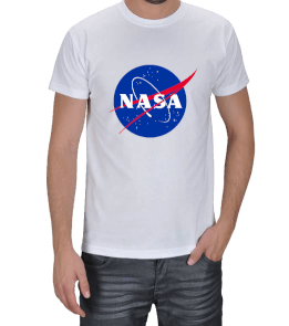 505183 NASA LOGOLU Erkek Tişört