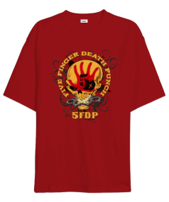 5FDP FIVE FINGER DEATH PUNCH Rock Tasarım Baskılı Oversize Unisex Tişört
