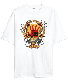 5FDP FIVE FINGER DEATH PUNCH Rock Tasarım Baskılı Oversize Unisex Tişört