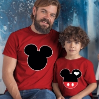 Mickey Mouse Baba Erkek Çocuk Tişört Kombini - 3