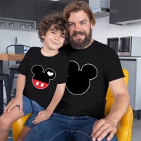 Mickey Mouse Baba Erkek Çocuk Tişört Kombini - 4