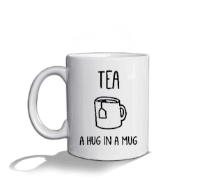 A Hug In a Mug Beyaz Kupa Bardak