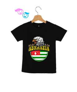 Abhazya,Abhazya Bayrağı,abkhazia,abkhazia flag. Siyah Çocuk Unisex