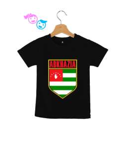 Abhazya,Abhazya Bayrağı,abkhazia,abkhazia flag. Siyah Çocuk Unisex