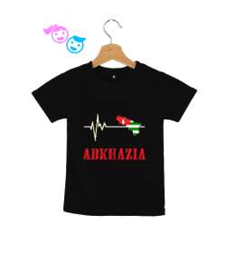 Abhazya,Abhazya Bayrağı,abkhazia,abkhazia flag. Siyah Çocuk Unisex