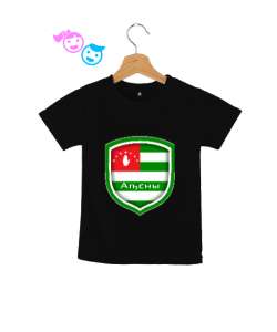 Abhazya,Abhazya Bayrağı,abkhazia,abkhazia flag. Siyah Çocuk Unisex