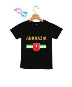 Abhazya,Abhazya Bayrağı,abkhazia,abkhazia flag. Siyah Çocuk Unisex