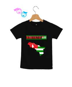 Abhazya,Abhazya Bayrağı,abkhazia,abkhazia flag. Siyah Çocuk Unisex