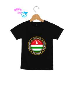 Abhazya,Abhazya Bayrağı,abkhazia,abkhazia flag. Siyah Çocuk Unisex