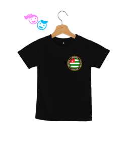 Abhazya,Abhazya Bayrağı,abkhazia,abkhazia flag. Siyah Çocuk Unisex