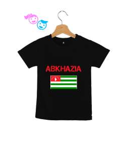 Abhazya,Abhazya Bayrağı,abkhazia,abkhazia flag. Siyah Çocuk Unisex