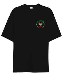 Abhazya,Abhazya Bayrağı,abkhazia,abkhazia flag. Siyah Oversize Unisex Tişört