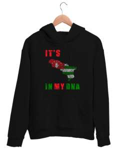 Abhazya,Abhazya Bayrağı,abkhazia,abkhazia flag. Siyah Unisex Kapşonlu Sweatshirt