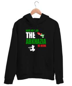 Abhazya,Abhazya Bayrağı,abkhazia,abkhazia flag. Siyah Unisex Kapşonlu Sweatshirt