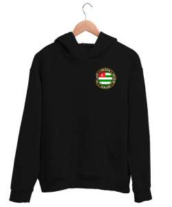 Abhazya,Abhazya Bayrağı,abkhazia,abkhazia flag. Siyah Unisex Kapşonlu Sweatshirt