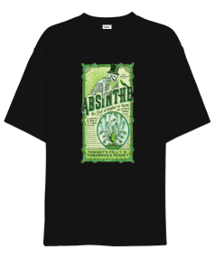 Absinthe Baskılı Oversize Unisex Tişört