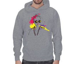 AbstractGirl Hoodie Erkek Kapşonlu