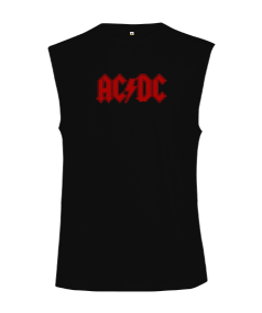 AC DC Kesik Kol Unisex Tişört