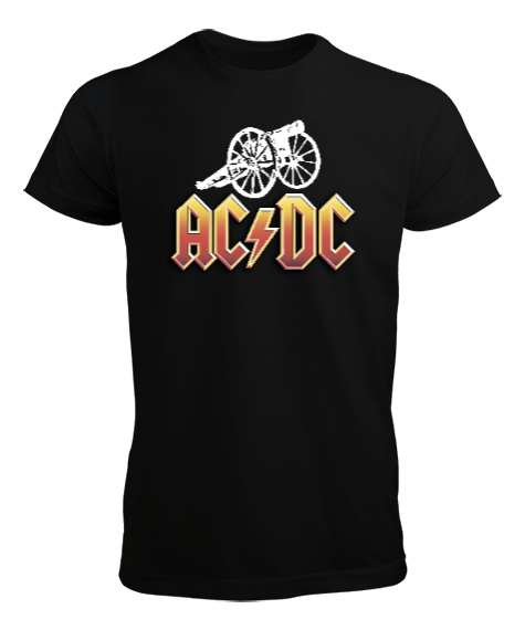 AC DC Rock Blu V4 Siyah Erkek Tişört