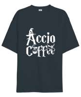 Accio Coffee Füme Oversize Unisex Tişört - Thumbnail