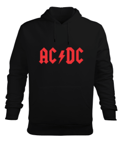 AC/DC Tasarımlı Erkek Kapüşonlu Hoodie Sweatshirt