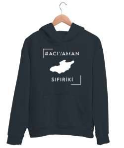 Acıyaman Adıyaman Füme Unisex Kapşonlu Sweatshirt