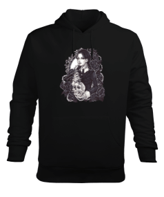 Addams family wednesday Erkek Kapüşonlu Hoodie Sweatshirt