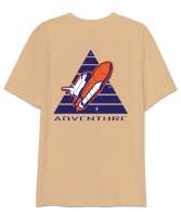 ADVENTURE Camel Oversize Unisex Tişört - Thumbnail