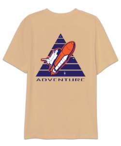 ADVENTURE Camel Oversize Unisex Tişört