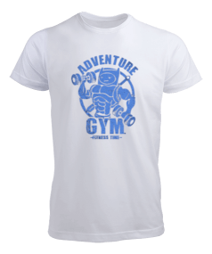 Adventure GYM Vücut Geliştirme Bodybuilding Fitness Tasarım Erkek Tişört