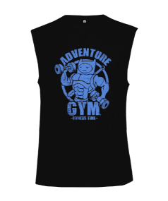 Adventure GYM Vücut Geliştirme Bodybuilding Fitness Tasarım Kesik Kol Unisex Tişört