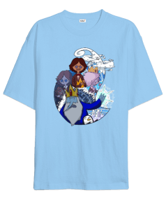 Adventure Time ice King Tasarım Baskılı Oversize Unisex Tişört