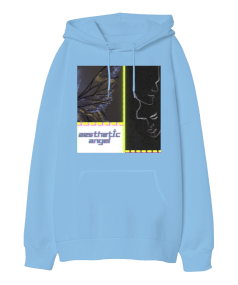 Aesthetic Angel Oversize Unisex Kapüşonlu Sweatshirt