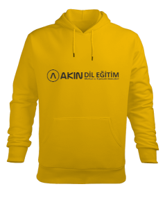 Akın Dil Eğitim Sweatshirt Erkek Kapüşonlu Hoodie Sweatshirt