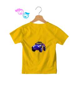 Akülü Jeep Sarı Çocuk Unisex