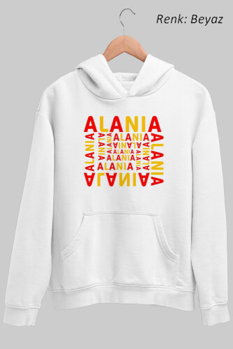 Alania Unisex Kapüşonlu Sweatshirt