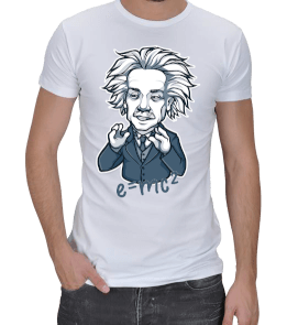 Albert Einstein Erkek Regular Kesim Tişört