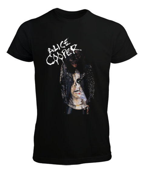 Alice Cooper Siyah Erkek Tişört