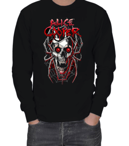 Alice Cooper - Skull Spider ERKEK SWEATSHIRT